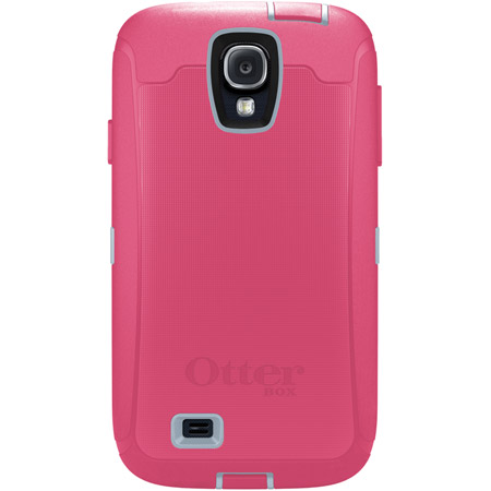 Otterbox Defender Samsung Galaxy S4-Wild Orchid (Powder Gray-Blaze Pink)
